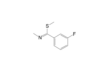 3-Fluorobenzenecarbothioamide, N,S-dimethyl-