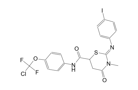 2H-1,3-thiazine-6-carboxamide, N-[4-(chlorodifluoromethoxy)phenyl]tetrahydro-2-[(4-iodophenyl)imino]-3-methyl-4-oxo-