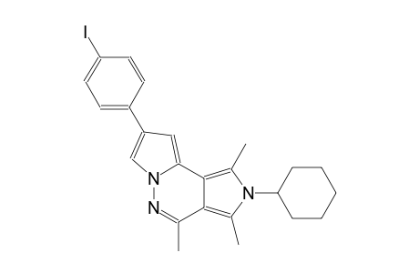 2-cyclohexyl-8-(4-iodophenyl)-1,3,4-trimethyl-2H-dipyrrolo[1,2-b:3,4-d]pyridazine