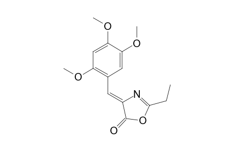 2-Ethyl-(4Z)-(2,4,5-trimethoxybenzylidene)-5(4H)-oxazolone