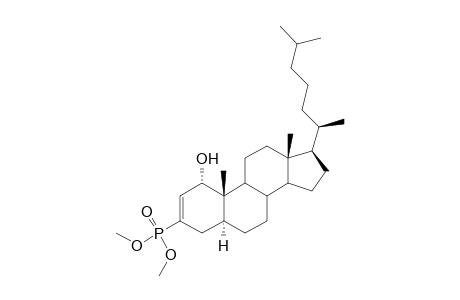 dimethyl [1.alpha.-hydroxy-5.alpha.-cholest-2-en-3-yl]phosphonate