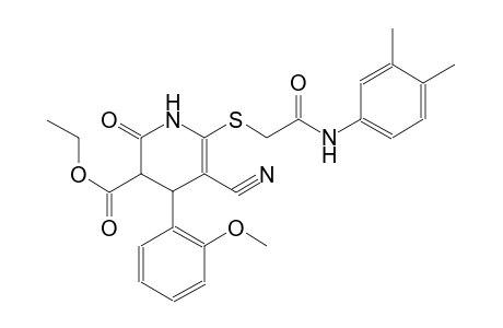 3-pyridinecarboxylic acid, 5-cyano-6-[[2-[(3,4-dimethylphenyl)amino]-2-oxoethyl]thio]-1,2,3,4-tetrahydro-4-(2-methoxyphenyl)-2-oxo-, ethyl ester