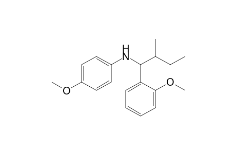 N-(4-Methoxyphenyl)-N-[1-(2-methoxyphenyl)-2-methylbutyl]amine