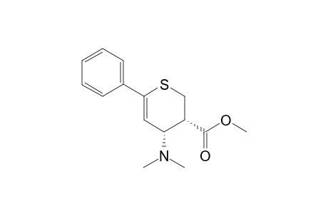 (3S,4S)-4-Dimethylamino-6-phenyl-3,4-dihydro-2H-thiopyran-3-carboxylic acid methyl ester