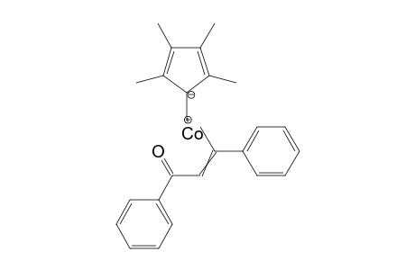 Cobalt(I) 1,3-diphenylbut-2-en-1-one 1,2,3,4,5-pentamethylcyclopenta-2,4-dien-1-ide