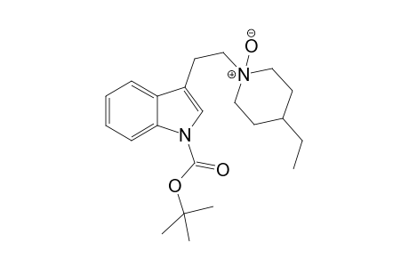 4-Ethyl-1-[2-[1-(tert-Butoxycarbonyl)indol-3-yl]ethyl]-piperidine-1-ylium N-oxide