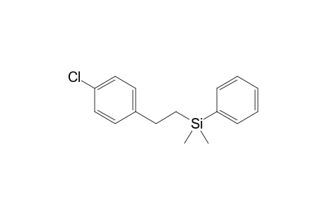 [2-(4-Chlorophenyl)ethyl]dimethylphenylsilane