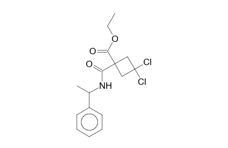 Ethyl 3,3-dichloro-1-([(1-phenylethyl)amino]carbonyl)cyclobutanecarboxylate