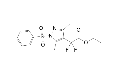 2-(1-besyl-3,5-dimethyl-pyrazol-4-yl)-2,2-difluoro-acetic acid ethyl ester