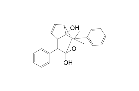 Bicyclo[3.2.1]oct-6-en-3-one, 8-hydroxy-8-(1-hydroxy-1-methylethyl)-2,4-diphenyl-, (endo,endo,anti)-