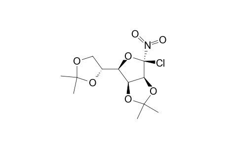 .alpha.-D-Mannofuranosyl chloride, 2,3:5,6-bis-O-(1-methylethylidene)-1-C-nitro-