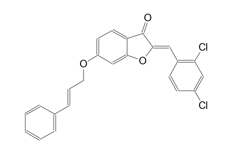 3(2H)-benzofuranone, 2-[(2,4-dichlorophenyl)methylene]-6-[[(2E)-3-phenyl-2-propenyl]oxy]-, (2Z)-