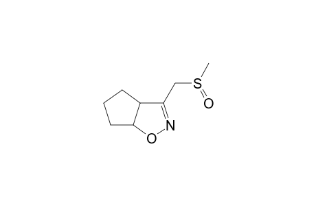 3-(methylsulfinylmethyl)-4,5,6,6a-tetrahydro-3aH-cyclopenta[d][1,2]oxazole