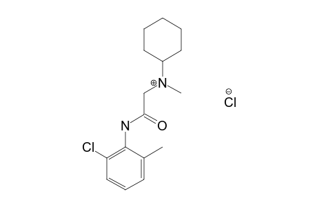 6'-chloro-2-(cyclohexylmethylamino)-o-acetotoluidide, monohydrochloride