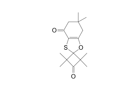2',2',4',4',6,6-HEXAMETHYL-4,5,6,7-TETRAHYDROSPIRO-[1,3-BENZOTHIOLE-2,1'-CYCLOBUTANE]-3',4-DIONE