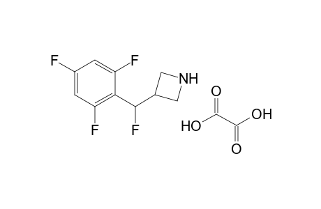 3-[fluoro(2,4,6-trifluorophenyl)methyl]azetidine oxalate salt