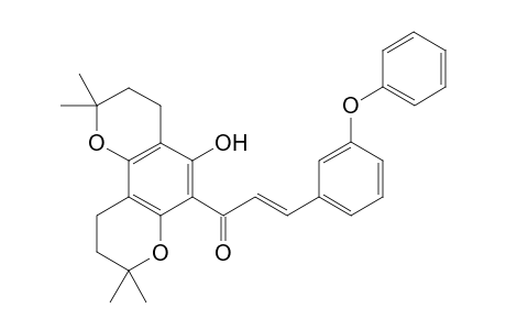 9-Hydroxy-10-(3'-phenoxycinnamoyl)-2,2,6,6-tetramethyltetrahydrobenzo[1,2-b:3,4-b']dipyran