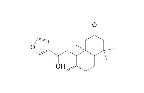 2(1H)-Naphthalenone, 8-[2-(3-furanyl)-2-hydroxyethyl]octahydro-4,4,8a-trimethyl-7-methylen e-