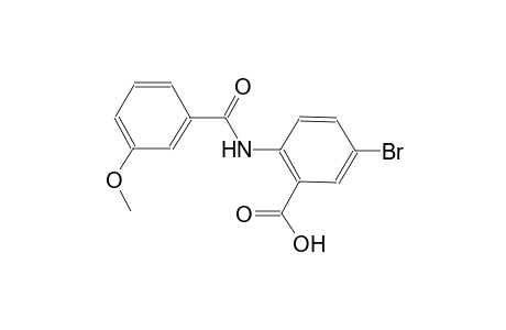 5-bromo-2-[(3-methoxybenzoyl)amino]benzoic acid
