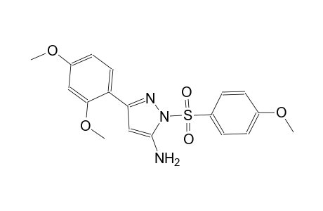 1H-pyrazol-5-amine, 3-(2,4-dimethoxyphenyl)-1-[(4-methoxyphenyl)sulfonyl]-