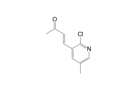 (E)-4-(2-chloro-5-methyl-3-pyridyl)-3-buten-2-one