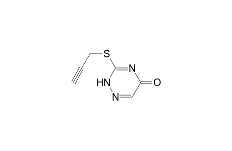 1,2,4-Triazin-5(2H)-one, 3-(2-propynylthio)-
