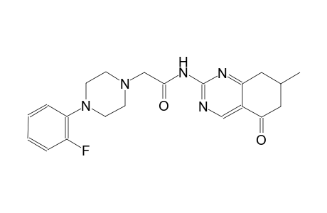 1-piperazineacetamide, 4-(2-fluorophenyl)-N-(5,6,7,8-tetrahydro-7-methyl-5-oxo-2-quinazolinyl)-