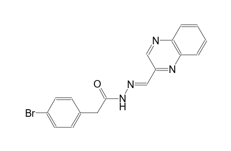 2-(4-bromophenyl)-N'-[(E)-2-quinoxalinylmethylidene]acetohydrazide