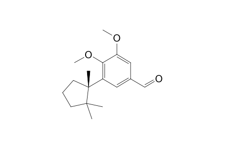3,4-Dimethoxy-5-[(1S)-1,2,2-trimethylcyclopentyl]benzaldehyde