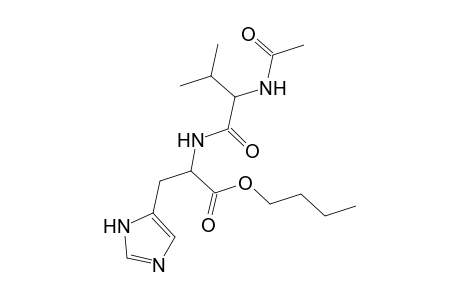 Butyl 2-([2-(acetylamino)-3-methylbutanoyl]amino)-3-(1H-imidazol-5-yl)propanoate