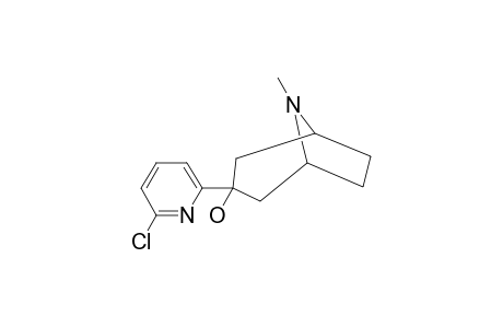 3-(6-CHLOROPYRIDIN-2-YL)-8-METHYL-8-AZABICYCLO-[3.2.1]-OCTAN-3-OL