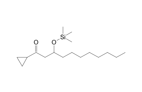 1-Cyclopropyl-3-[(trimethylsilyl)oxy]undecan-1-one