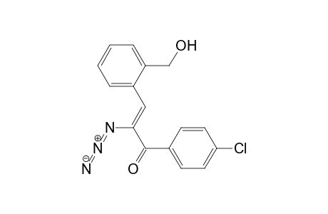 2-Propen-1-one, 2-azido-1-(4-chlorophenyl)-3-[2-(hydroxymethyl)phenyl]-