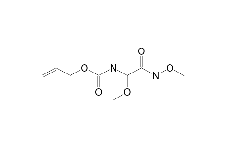 2-[(ALLYLOXYCARBONYL)-AMINO]-2-METHOXY-N-METHOXYACETAMIDE