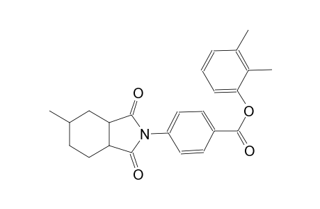benzoic acid, 4-(octahydro-5-methyl-1,3-dioxo-2H-isoindol-2-yl)-, 2,3-dimethylphenyl ester