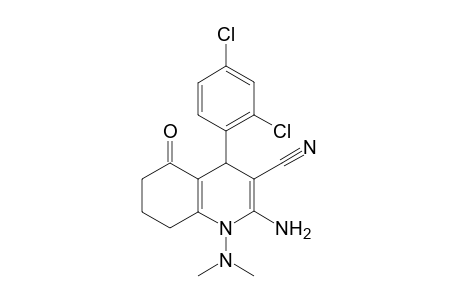 2-Amino-4-(2,4-dichlorophenyl)-1-(dimethylamino)-5-keto-4,6,7,8-tetrahydroquinoline-3-carbonitrile