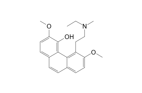 5-[2-[ethyl(methyl)amino]ethyl]-3,6-dimethoxy-phenanthren-4-ol