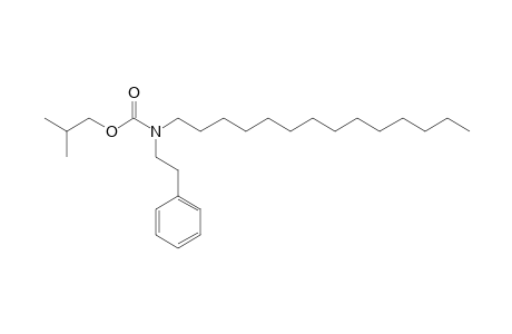 Carbonic acid, monoamide, N-(2-phenylethyl)-N-tetradecyl-, isobutyl ester
