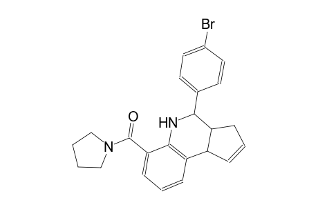3H-cyclopenta[c]quinoline, 4-(4-bromophenyl)-3a,4,5,9b-tetrahydro-6-(1-pyrrolidinylcarbonyl)-