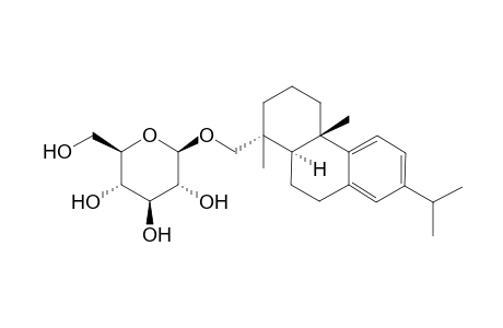 (2R,3R,4S,5S,6R)-2-[[(1R,4aS,10aR)-1,4a-dimethyl-7-propan-2-yl-2,3,4,9,10,10a-hexahydrophenanthren-1-yl]methoxy]-6-(hydroxymethyl)oxane-3,4,5-triol