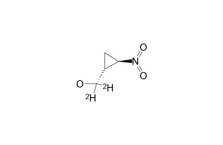 1,1-DIDEUTERIO-(TRANS-2'-NITROCYCLOPROPYL)-METHANOL