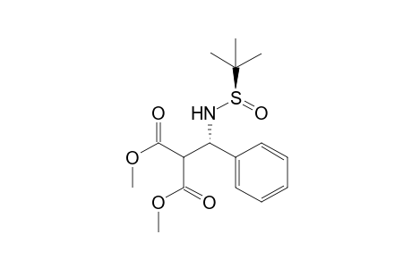 Dimethyl [(S)-{[(R)-(tert-Butyl)sulfinyl]amino}(phenyl)methyl]propanedioate