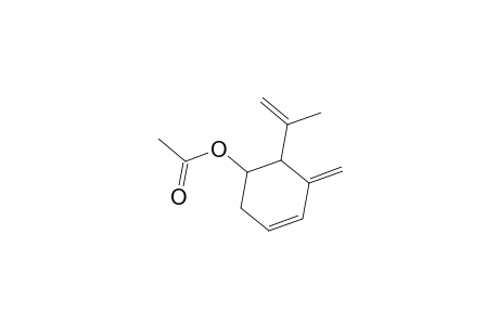 3-Cyclohexen-1-ol, 5-methylene-6-(1-methylethenyl)-, acetate