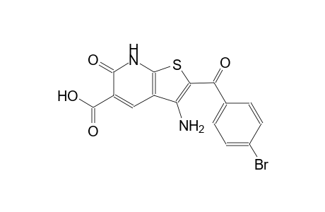 3-amino-2-(4-bromobenzoyl)-6-oxo-6,7-dihydrothieno[2,3-b]pyridine-5-carboxylic acid