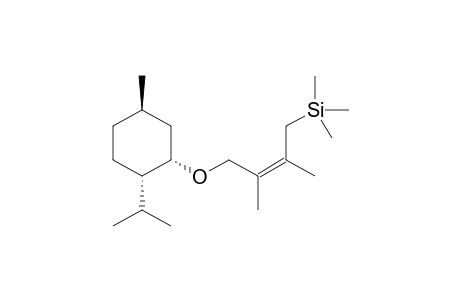 [(Z)-4-[(1S,2S,5R)-2-isopropyl-5-methyl-cyclohexoxy]-2,3-dimethyl-but-2-enyl]-trimethyl-silane