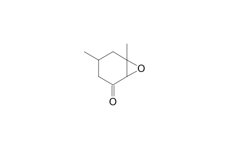 4C,6R-DIMETHYL-7-OXABICYCLO-[4.1.0]-HEPTAN-2-ON