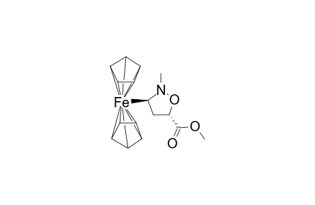 (3R*,5R*)-3-Ferrocenyl-4-(methoxycarbonyl)-2-methylisoxazolidine