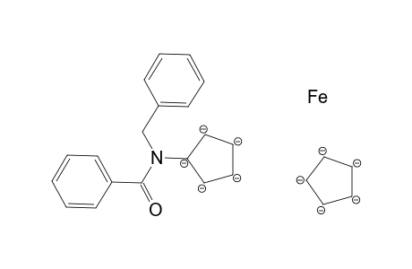 Ferrocene, [benzoyl(phenylmethyl)amino]-
