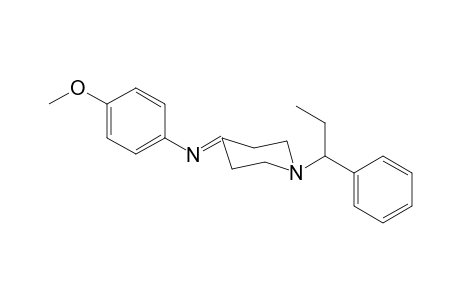 N-4-Methoxyphenyl-1-(1-phenylpropyl)piperidin-4-imine