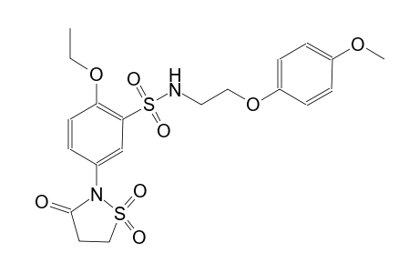 benzenesulfonamide, 5-(1,1-dioxido-3-oxo-2-isothiazolidinyl)-2-ethoxy-N-[2-(4-methoxyphenoxy)ethyl]-